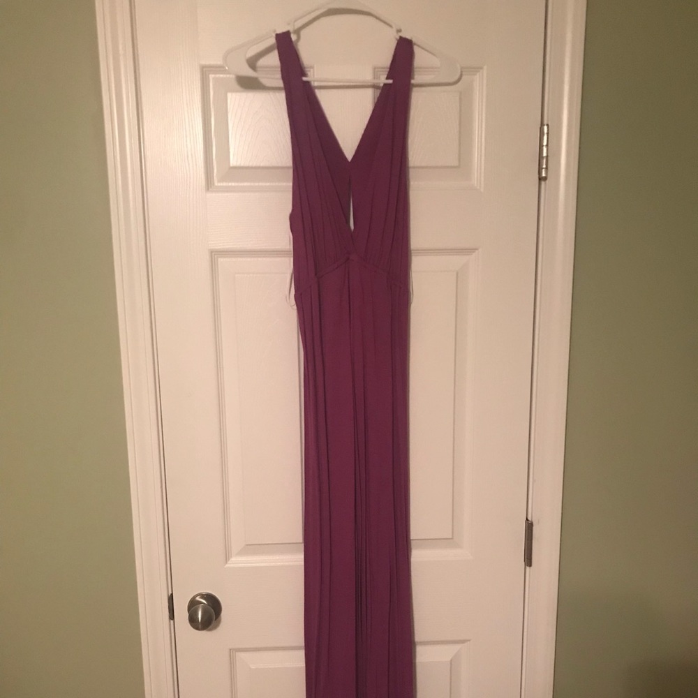 Deep V-Neck Maxi with Cool Back